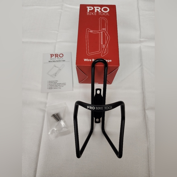 NIB Pro Bike Tool Wire Bottle Cage Two Black - Picture 6 of 6